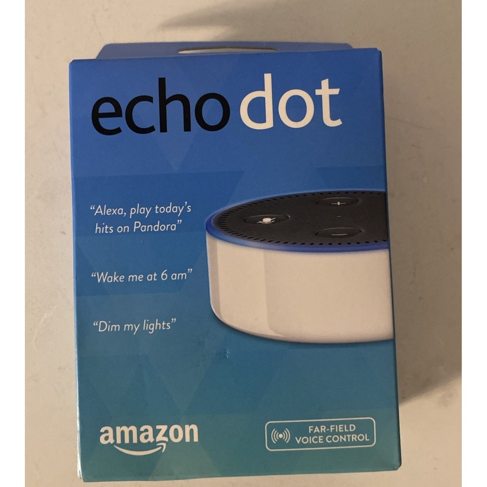 Amazon Echo Dot (2nd Generation) Smart Assistant - White FACTORY SEALED